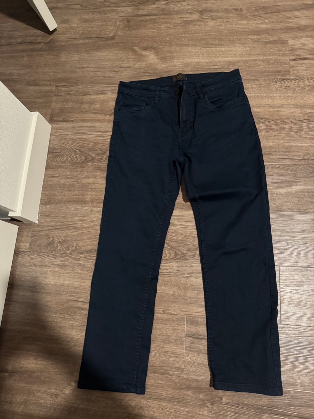 Jachs Men's Navy Slim Straight Jeans